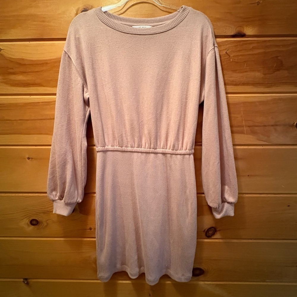 Nine West Poet Sleeve Sweater Dress Lilac Size M. Sooo soft!!!